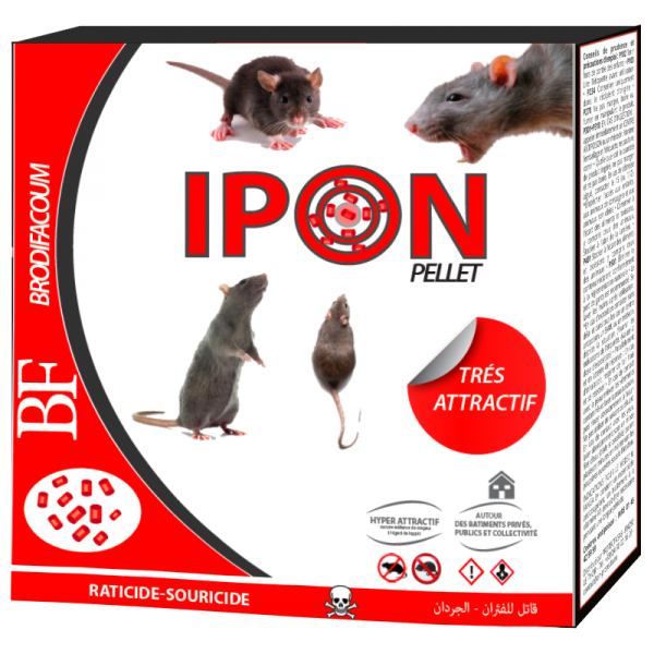 IPON Pellet raticide - Rat et Souris